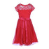 Little Girls Multi Color Lace Stone Belt Chiffon Flower Girl Party Dress 2-6 - SophiasStyle.com
